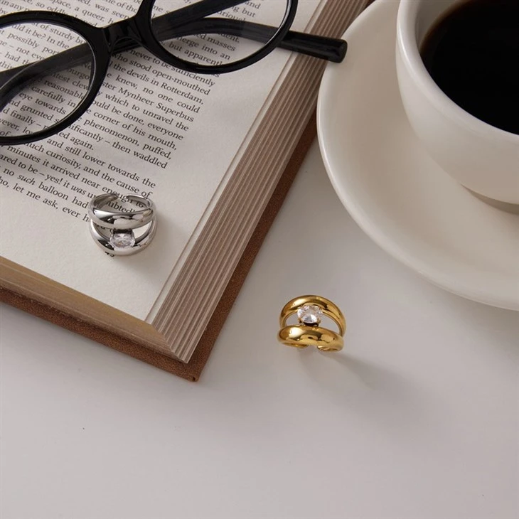 Minimal Double Layer Open Band high quality