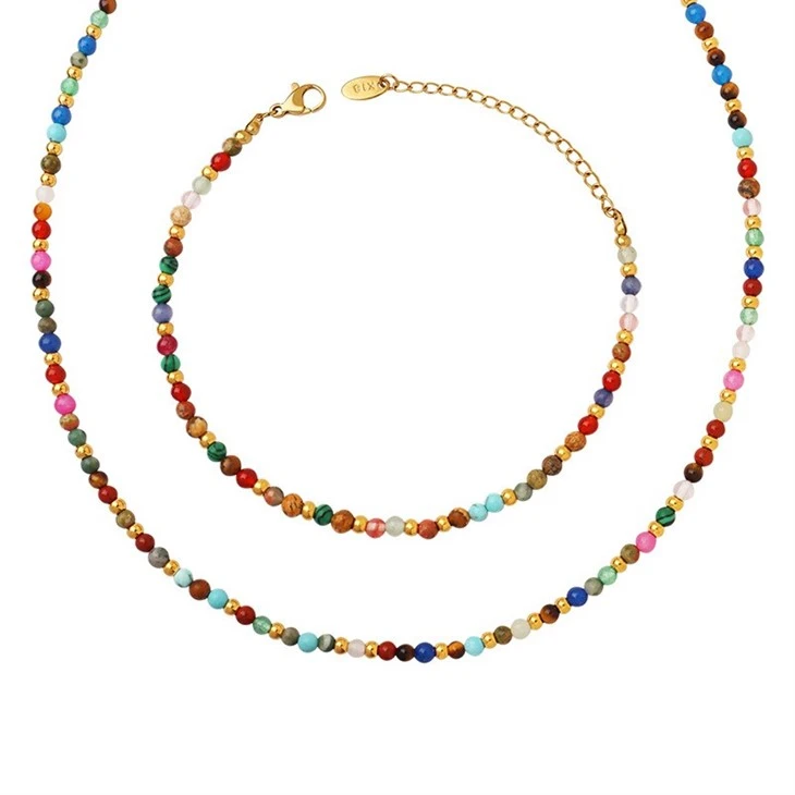 Boho Natural Stone Bracelet high quality