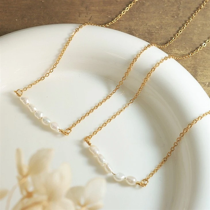 Pearl Bar Necklace best