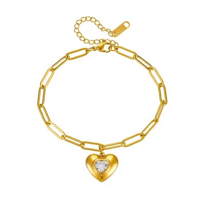 שרשרת שרשרת מהדק לב וינטג'